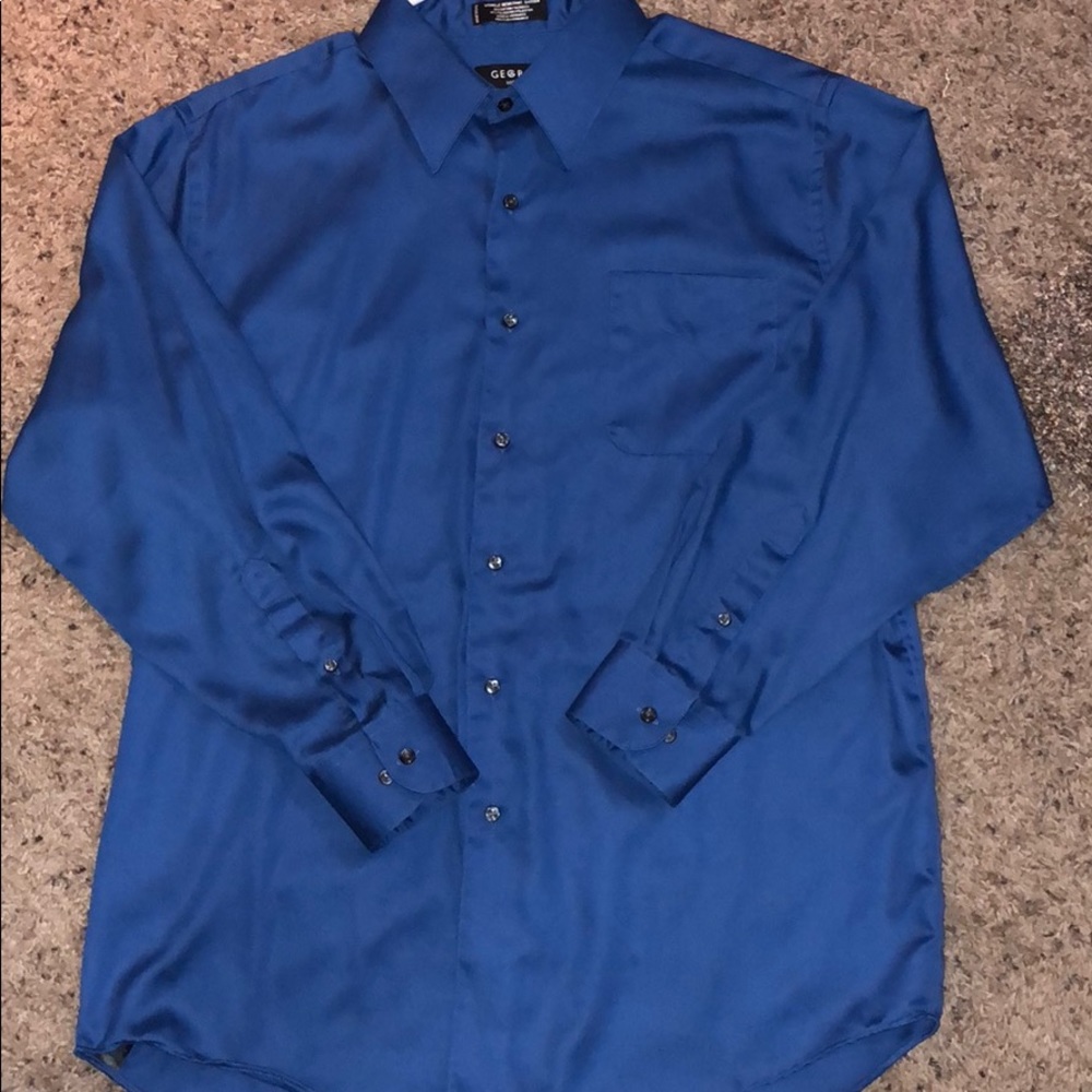 George Sateen Button Down